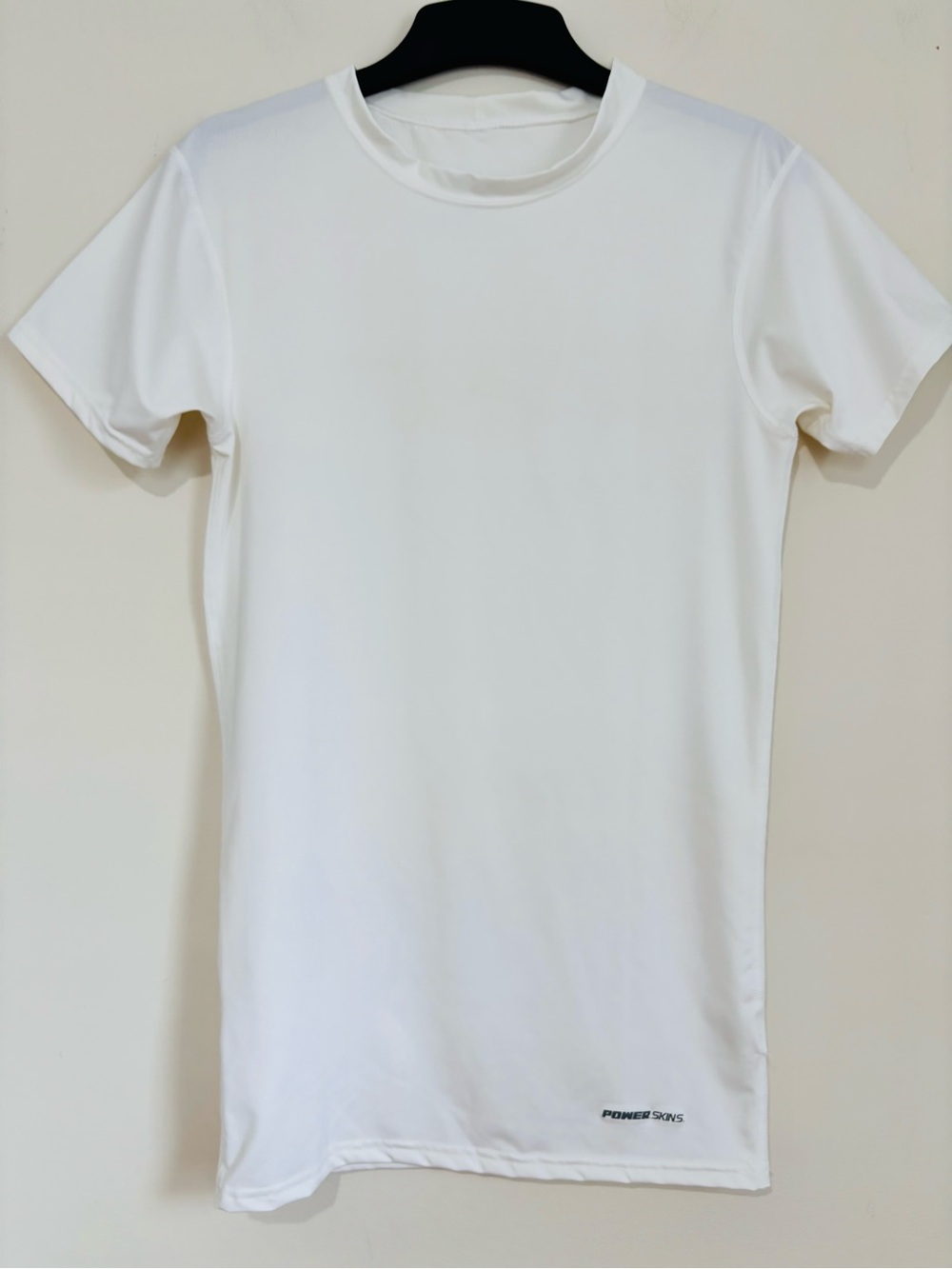 XGO Mens M Acclimate Dry Power Skins White Short Sleeve Base Layer Gym T-shirt